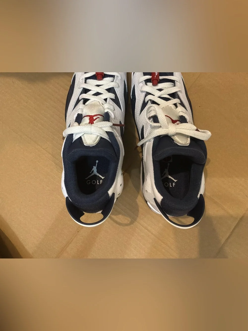 New Nike Air Jordan 6 Retro Golf Navy White Men's Size 7